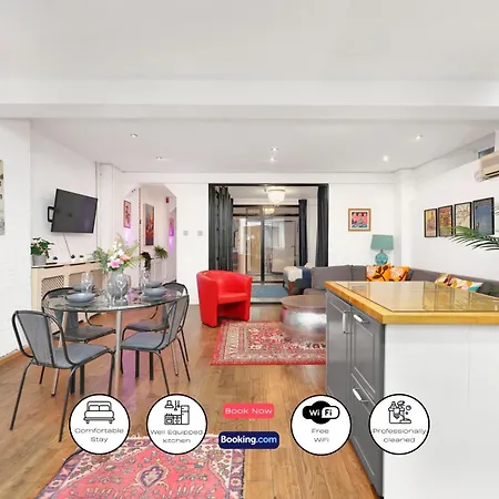 Large 2 Bedroom Warehouse Apartment Short Term Rental & Flexible Renting Hoxton With Free Wi-Fi